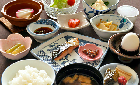 写真:ご朝食