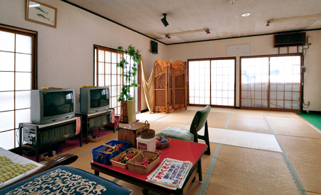 写真:大浴場休憩所