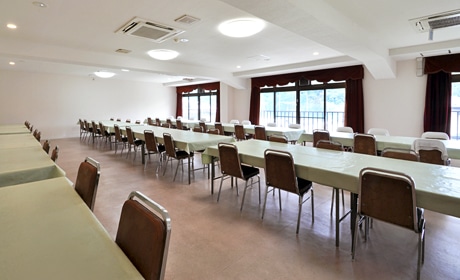 写真:朝食会場